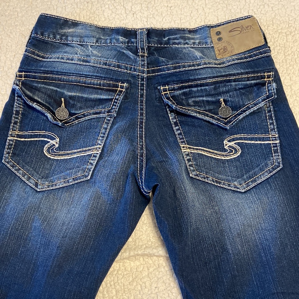 Silver Jeans - Mens - Zac Regular Boot Fit -Dark Wash - Size 31 x 30” - EUC